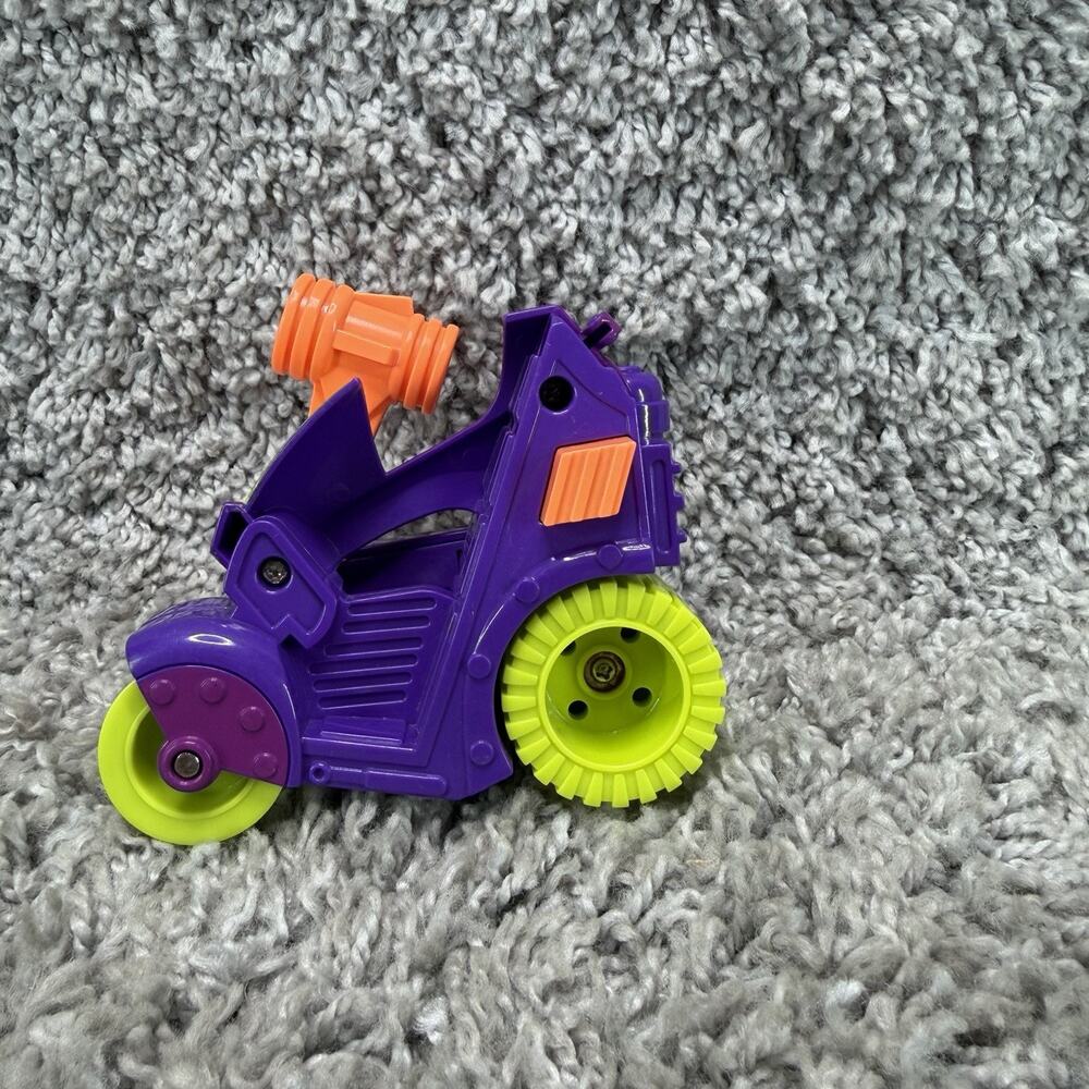 Jokers Batman DC Purple Motorcycle Bike Vehicle Toy Mattel Rare